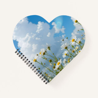 Sonnige Blütenblätter Notizblock