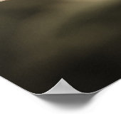 Sonnige Dahlie Poster (Ecke)