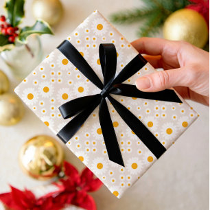 Sonnige Daisy-Blumenverpackungspapier Geschenkpapier