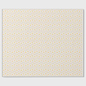 Sonnige Daisy-Blumenverpackungspapier Geschenkpapier (Flach)