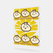 sonnige dim sum knödel  acrylschild (Winkel)
