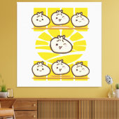 sonnige dim sum knödel leinwanddruck (Insitu (Wohnzimmer))