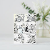 Sonnige Ehe/Verabred-Relationship-Zyklus Postkarte (Stehend Vorderseite)