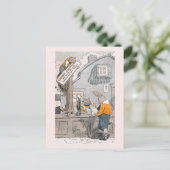 Sonnige Einkäufe von Nüssen aus Chipmunks Postkarte (Stehend Vorderseite)