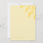 Sonnige Einladung (Rückseite)