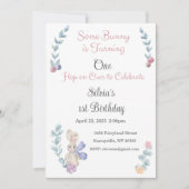 Sonnige Einladung, eins, Geburtstag, zwei, etwas s Einladung (Vorderseite)