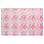 Sonnige Erdbeeren und Wirbel in Rosa, Stoff (Yard (91,4 cm))