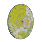 Sonnige Farben Dartscheibe (Vorderseite Links)