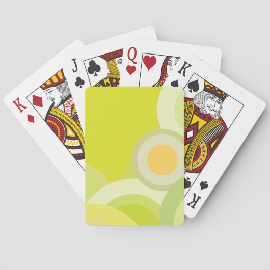 Sonnige Farben Spielkarten (Rückseite)