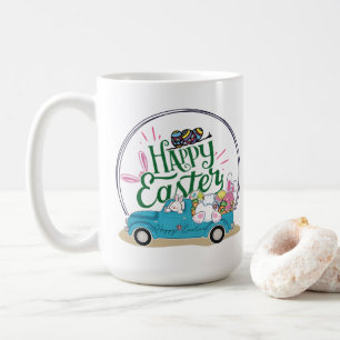 Sonnige Feiern Ostertag Kaffeepause Tasse