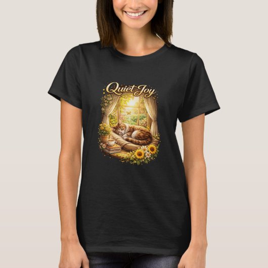 Sonnige Fenstertäume T-Shirt (Vorderseite)