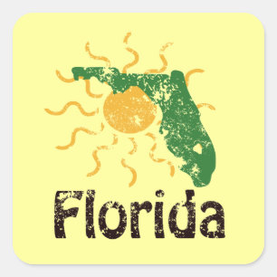Sonnige Florida Aufkleber