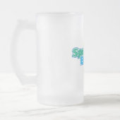 Sonnige Frühlingspause - Mattglas Bierglas (Links)