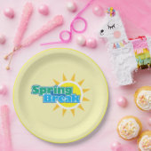 Sonnige Frühlingspause - Pappteller (Party)