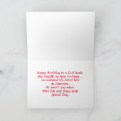 Sonnige Geburtstagskarte für Onkel Karte (Innenseite)