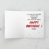 Sonnige Geburtstagskarten: Pinguin Pranks Karte (Innenseite)