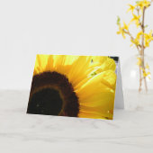 Sonnige Gedanken Karte (Gelbe Blume)