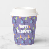 Sonnige Geister auf der Insel. Halloween Pappbecher (Vorderseite)