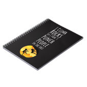 Sonnige Geschenke für Klettersteiger beim Bergstei Notizblock (Linke Seite)