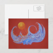 Sonnige Gewässer - Postkarte (Vorne/Hinten)