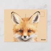 Sonnige Giraffe mit Brille Postkarte (Rückseite)