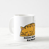 Sonnige Hafen-Logo-Tasse Kaffeetasse (Vorderseite Links)