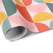 Sonnige Halbmonde Geschenkpapier (Rolleneckpunkt)