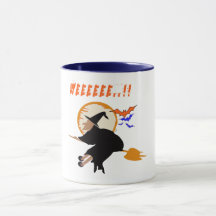 Sonnige Hälfte zwischen Tasse auf Hexenbestie gehe