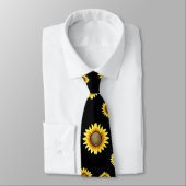 Sonnige helle Sonnenblume Krawatte (Gebunden)