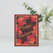 Sonnige Herbstlaube Postkarte (Stehend Vorderseite)