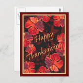 Sonnige Herbstlaube Postkarte (Vorne/Hinten)