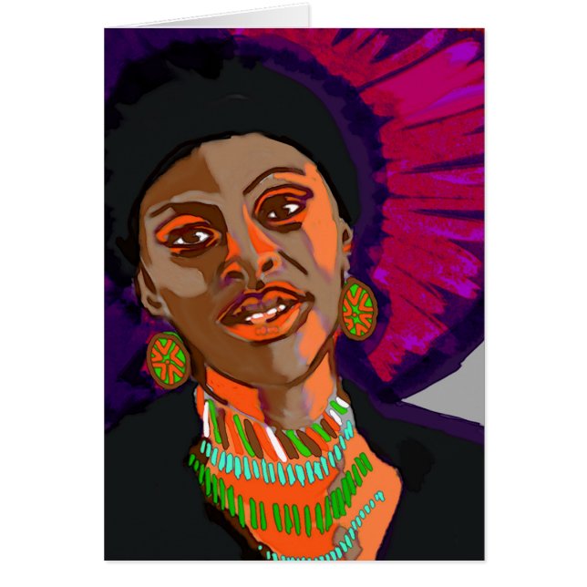 Sonnige Herzkarte (Vorne)