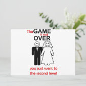 Sonnige Hochzeit Einladung (Stehend Vorderseite)