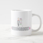 Sonnige Hochzeit Jumbo-Tasse (Rechts)