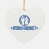Sonnige Hochzeit Keramikornament (Hinten)