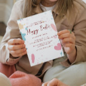 Sonnige Hörer und blumige Osterfeier Einladung