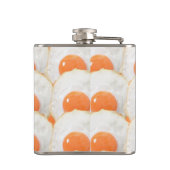 Sonnige Hühnereier Flachmann (Rückseite)