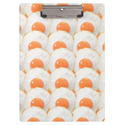 Sonnige Hühnereier Klemmbrett (Vorderseite)