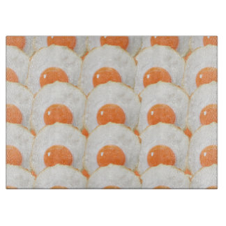 Sonnige Hühnereier Schneidebrett