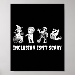 Sonnige Inklusion ist kein Beängstigender Lehrer H Poster