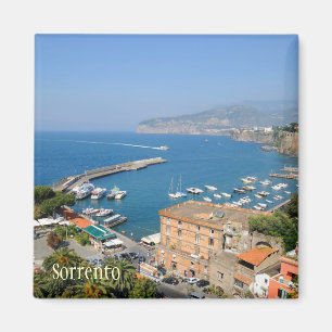 Sonnige italienische Stadt Sorrent am Magnet