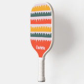 Sonnige Jakobsmuscheln Pickleball Schläger (Links)