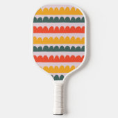 Sonnige Jakobsmuscheln Pickleball Schläger (Rückseite)