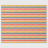 Sonnige Kammuscheln Geschenkpapier (Flach)