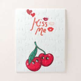 Sonnige Kirschen in der Liebe. Puzzle