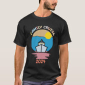 Sonnige Kreuzfahrt Familienkreuzfahrt 2023 T - Shi T-Shirt (Vorderseite)