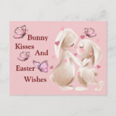 Sonnige Küsse und Ostern Postkarte (Vorderseite)