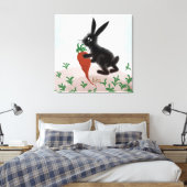 Sonnige Lage im Garten Stretched Leinwand (Insitu (Schlafzimmer))