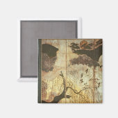 Sonnige Landschaft Magnet (Vorderseite/Rückseite)