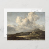 Sonnige Landschaft Postkarte (Vorne/Hinten)